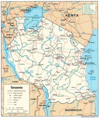 tanzania_Map