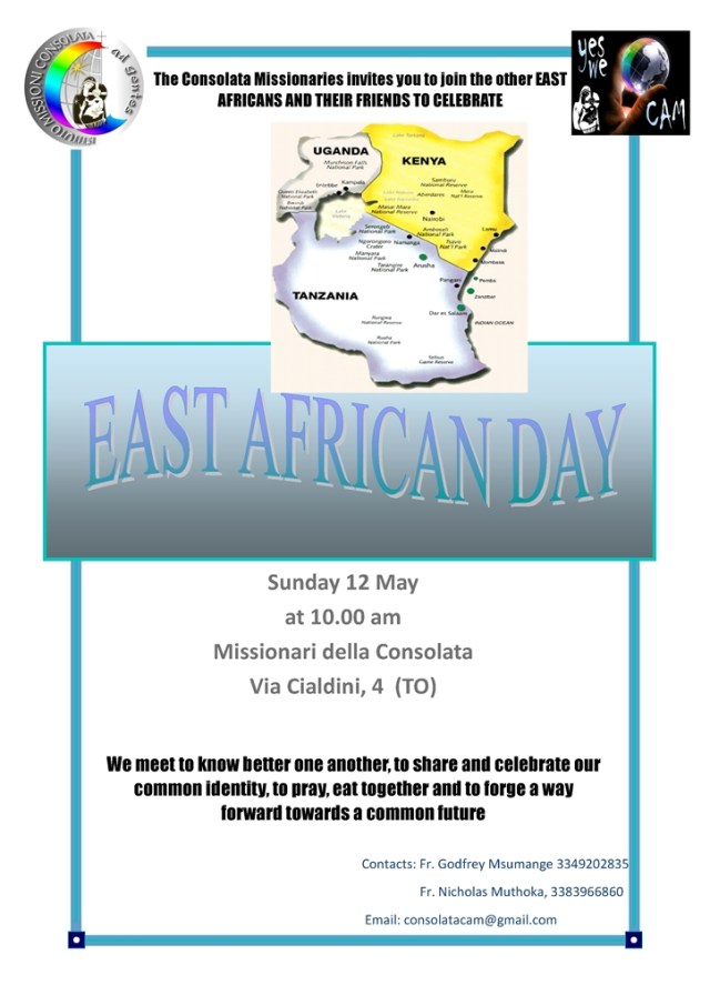 volantino EAST AFRICAN 2013