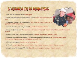 L'Africa in 10 domande Roberto