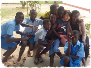 Con i ragazzi di Ngaremara